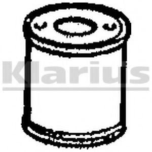KLARIUS PG34X Средний глушитель выхлопных газов для PEUGEOT 305 II (Пежо 305 2) KLARIUS PG34X Средний глушитель выхлопных газов для PEUGEOT 305 II (Пежо 305 2)