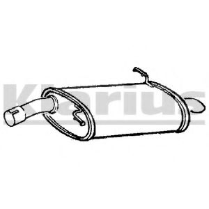 KLARIUS PG392W Глушитель выхлопных газов конечный для PEUGEOT (Пежо) KLARIUS PG392W Глушитель выхлопных газов конечный для PEUGEOT (Пежо)