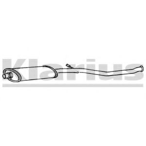 KLARIUS PG545W Средний глушитель выхлопных газов для PEUGEOT 206 (Пежо 206) KLARIUS PG545W Средний глушитель выхлопных газов для PEUGEOT 206 (Пежо 206)