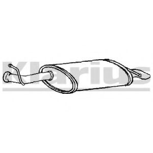 KLARIUS PG726E Глушитель выхлопных газов конечный для PEUGEOT 407 (Пежо 407) KLARIUS PG726E Глушитель выхлопных газов конечный для PEUGEOT 407 (Пежо 407)