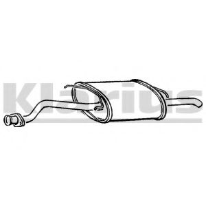 KLARIUS RR175L Глушитель выхлопных газов конечный для ROVER 400 (Ровер 400) KLARIUS RR175L Глушитель выхлопных газов конечный для ROVER 400 (Ровер 400)