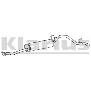 KLARIUS TY580J Глушитель выхлопных газов конечный для TOYOTA HILUX II (Тойота/тоета Хилуx 2) KLARIUS TY580J Глушитель выхлопных газов конечный для TOYOTA HILUX II (Тойота/тоета Хилуx 2)