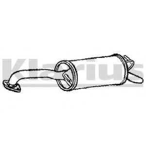 KLARIUS TY581H Глушитель выхлопных газов конечный для TOYOTA ECHO (Тойота/тоета Эчо) KLARIUS TY581H Глушитель выхлопных газов конечный для TOYOTA ECHO (Тойота/тоета Эчо)