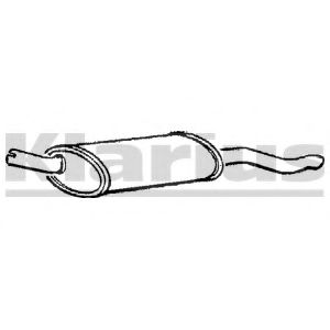 KLARIUS VL408Q Глушитель выхлопных газов конечный для OPEL KADETT E COMBO (Опель Кадэтт э комбо) KLARIUS VL408Q Глушитель выхлопных газов конечный для OPEL KADETT E COMBO (Опель Кадэтт э комбо)