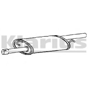 KLARIUS VW619B Средний глушитель выхлопных газов для VOLKSWAGEN T5 CARAVELLE (Фольксваген Т5 каравелла) KLARIUS VW619B Средний глушитель выхлопных газов для VOLKSWAGEN T5 CARAVELLE (Фольксваген Т5 каравелла)