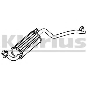 KLARIUS 220028 Глушитель выхлопных газов конечный для MITSUBISHI MONTERO (Митсубиши/митсубиси Монтэро) KLARIUS 220028 Глушитель выхлопных газов конечный для MITSUBISHI MONTERO (Митсубиши/митсубиси Монтэро)