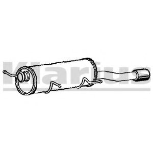 KLARIUS 210889 Глушитель выхлопных газов конечный для PEUGEOT (Пежо) KLARIUS 210889 Глушитель выхлопных газов конечный для PEUGEOT (Пежо)