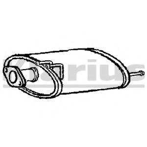 KLARIUS 210927 Глушитель выхлопных газов конечный для HONDA ACCORD VIII (Хонда Аккорд 8) KLARIUS 210927 Глушитель выхлопных газов конечный для HONDA ACCORD VIII (Хонда Аккорд 8)