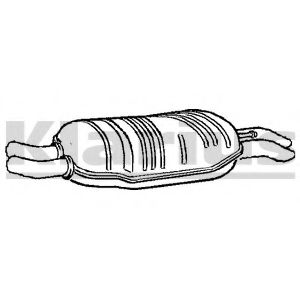 KLARIUS 231024 Глушитель выхлопных газов конечный для BMW (Бмв) KLARIUS 231024 Глушитель выхлопных газов конечный для BMW (Бмв)