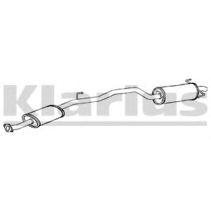 KLARIUS 260795 Глушитель выхлопных газов конечный 
