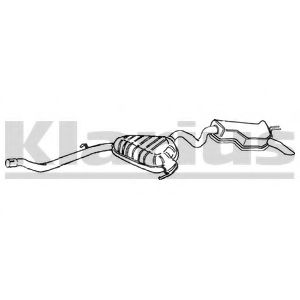 KLARIUS 260812 Глушитель выхлопных газов конечный 