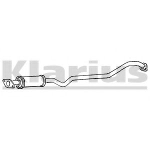 KLARIUS 260990 Средний глушитель выхлопных газов 
