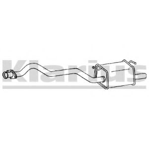 KLARIUS 260996 Глушитель выхлопных газов конечный 