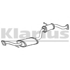 KLARIUS 261000 Средний глушитель выхлопных газов 