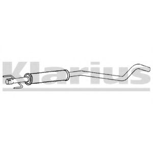 KLARIUS 261011 Средний глушитель выхлопных газов 
