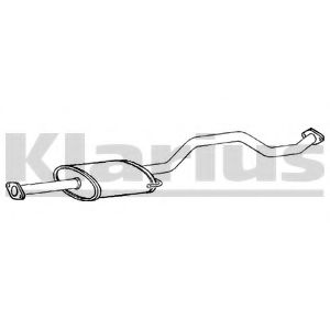 KLARIUS 261028 Средний глушитель выхлопных газов 