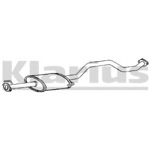 KLARIUS 261033 Средний глушитель выхлопных газов 