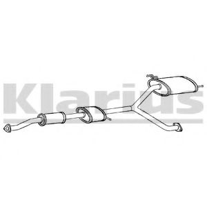 KLARIUS 270730 Глушитель выхлопных газов конечный для HONDA ACCORD VIII (Хонда Аккорд 8) KLARIUS 270730 Глушитель выхлопных газов конечный для HONDA ACCORD VIII (Хонда Аккорд 8)