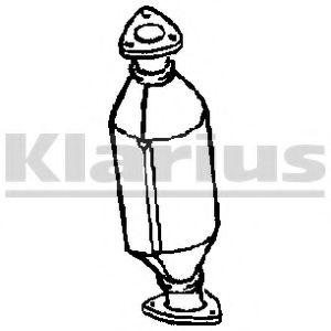 KLARIUS 322142 Катализатор для DAEWOO KALOS (Дэу Калос) KLARIUS 322142 Катализатор для DAEWOO KALOS (Дэу Калос)
