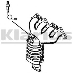 KLARIUS 322172 Катализатор для MITSUBISHI SPACE STAR (Митсубиши/митсубиси Спэйс стар)
