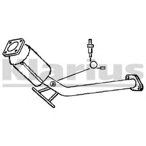 KLARIUS 322210 Катализатор для VOLVO S80 I (Вольво S80 1) KLARIUS 322210 Катализатор для VOLVO S80 I (Вольво S80 1)