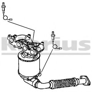 KLARIUS 322232 Катализатор для FORD STREET KA (Форд Стрээт ка) KLARIUS 322232 Катализатор для FORD STREET KA (Форд Стрээт ка)