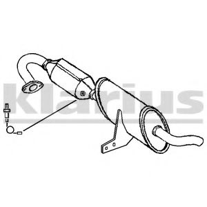 KLARIUS 322258 Катализатор для SMART FORTWO (Смарт Форту) KLARIUS 322258 Катализатор для SMART FORTWO (Смарт Форту)