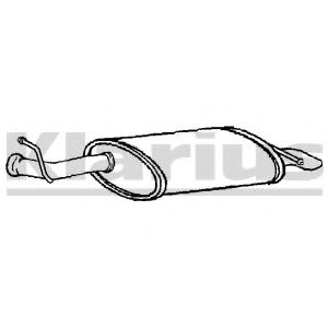 KLARIUS 220817 Глушитель выхлопных газов конечный для PEUGEOT 407 (Пежо 407) KLARIUS 220817 Глушитель выхлопных газов конечный для PEUGEOT 407 (Пежо 407)