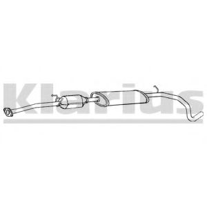 KLARIUS 312005 Катализатор для FIAT RITMO III (Фиат Ритмо 3)