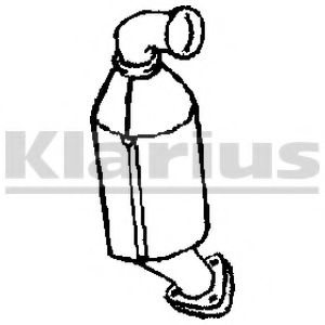 KLARIUS 322516 Катализатор для FIAT RITMO III (Фиат Ритмо 3)