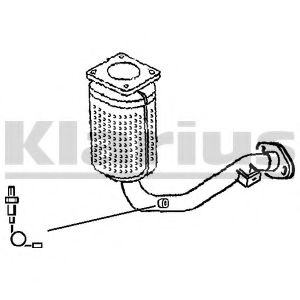KLARIUS 322527 Катализатор для PEUGEOT 207 (Пежо 207) KLARIUS 322527 Катализатор для PEUGEOT 207 (Пежо 207)
