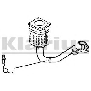 KLARIUS 322529 Катализатор для PEUGEOT 207 (Пежо 207) KLARIUS 322529 Катализатор для PEUGEOT 207 (Пежо 207)