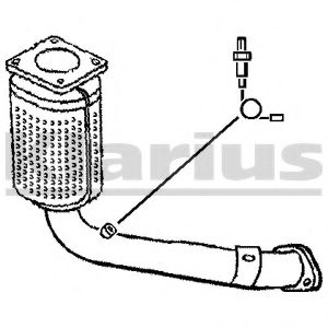 KLARIUS 322530 Катализатор для PEUGEOT 207 (Пежо 207) KLARIUS 322530 Катализатор для PEUGEOT 207 (Пежо 207)