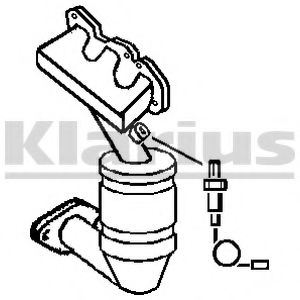 KLARIUS 380840 Катализатор для FORD COUGAR (Форд Cоугар) KLARIUS 380840 Катализатор для FORD COUGAR (Форд Cоугар)