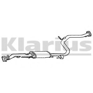 KLARIUS MA376V Средний глушитель выхлопных газов для MAZDA FAMILIA V (Мазда Фамилиа v) KLARIUS MA376V Средний глушитель выхлопных газов для MAZDA FAMILIA V (Мазда Фамилиа v)