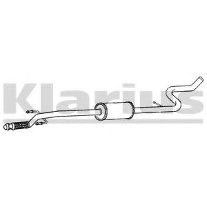 KLARIUS PG792H Средний глушитель выхлопных газов для PEUGEOT 207 (Пежо 207) KLARIUS PG792H Средний глушитель выхлопных газов для PEUGEOT 207 (Пежо 207)