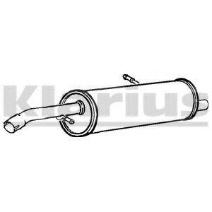 KLARIUS PG800W Глушитель выхлопных газов конечный для PEUGEOT 207 (Пежо 207) KLARIUS PG800W Глушитель выхлопных газов конечный для PEUGEOT 207 (Пежо 207)