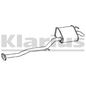KLARIUS 261069 Глушитель выхлопных газов конечный 