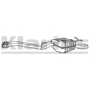 KLARIUS 261072 Глушитель выхлопных газов конечный 