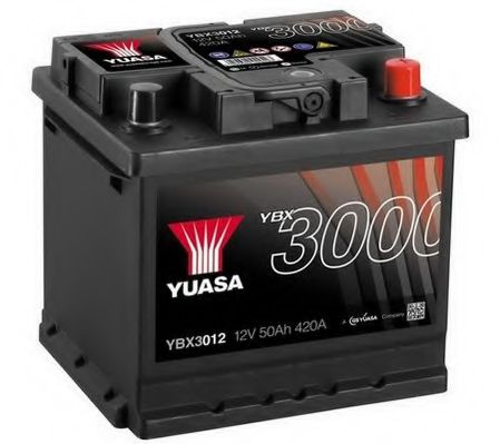 YUASA YBX3012 Стартерная аккумуляторная батарея для PEUGEOT 207 (Пежо 207) YUASA YBX3012 Стартерная аккумуляторная батарея для PEUGEOT 207 (Пежо 207)