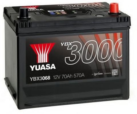 YUASA YBX3068 Стартерная аккумуляторная батарея для HYUNDAI I45 VI (Хендай И45 vи) YUASA YBX3068 Стартерная аккумуляторная батарея для HYUNDAI I45 VI (Хендай И45 vи)