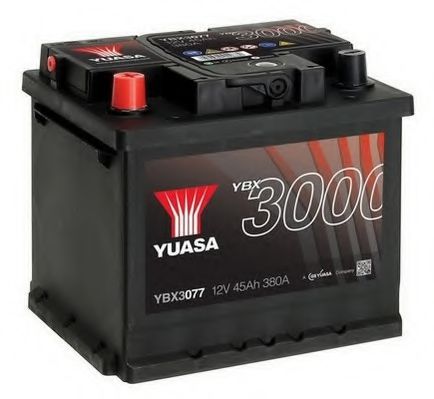 YUASA YBX3077 Стартерная аккумуляторная батарея для CHEVROLET LOVA (Шевроле Лоvа) YUASA YBX3077 Стартерная аккумуляторная батарея для CHEVROLET LOVA (Шевроле Лоvа)