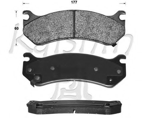 KAISHIN D10070 Тормозные колодки для CHEVROLET TAHOE (Шевроле Тахоэ) KAISHIN D10070 Тормозные колодки для CHEVROLET TAHOE (Шевроле Тахоэ)