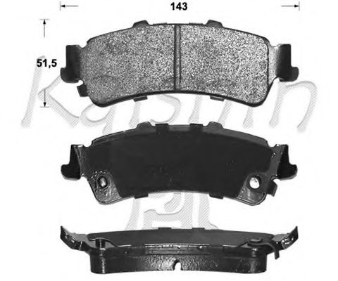 KAISHIN D10071 Тормозные колодки для CHEVROLET TAHOE (Шевроле Тахоэ) KAISHIN D10071 Тормозные колодки для CHEVROLET TAHOE (Шевроле Тахоэ)