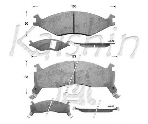 KAISHIN D11178 Тормозные колодки для KIA SPORTAGE (Киа Спортейдж) KAISHIN D11178 Тормозные колодки для KIA SPORTAGE (Киа Спортейдж)