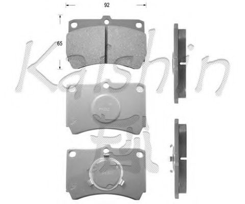 KAISHIN D3049 Тормозные колодки для MAZDA 323 III (Мазда 323 3) KAISHIN D3049 Тормозные колодки для MAZDA 323 III (Мазда 323 3)