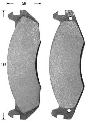 KAISHIN D9998 Тормозные колодки для JEEP CHEROKEE (Джип Чироки)