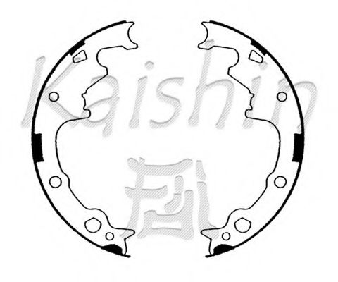 KAISHIN K0002 Тормозные колодоки для JEEP (Джип) KAISHIN K0002 Тормозные колодоки для JEEP (Джип)