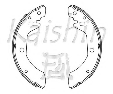 KAISHIN K1148 Тормозные колодоки для NISSAN (Ниссан) KAISHIN K1148 Тормозные колодоки для NISSAN (Ниссан)