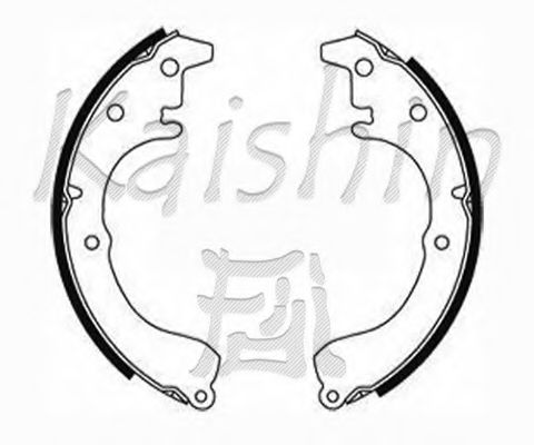 KAISHIN K2203 Тормозные колодоки для TOYOTA COROLLA (Тойота/тоета Cоролла) KAISHIN K2203 Тормозные колодоки для TOYOTA COROLLA (Тойота/тоета Cоролла)